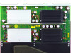 Silicon Graphics SGI 305X2 Power Module Board 030-0743-002 – full board face-on view showing four heatsink assemblies, capacitor arrays, and PCB label