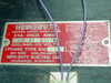 Hevi-Duty Electric Co. control circuit transformer nameplate showing 0.750 KVA, 60 Hz, 220/440-110V, 1-Phase, Type SIO, D41285