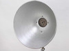Photogenic Speed-Lite 16-inch aluminum reflector front view showing lamp socket mount and pitting on reflective surface