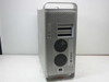 Apple Power Mac G5 A1047 — front-right view showing dual front intake fans, ports, and drive bays