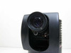 VTEL SmartCam 005-1035-01 — front view of optical zoom lens in extended/tilted position showing lens elements and drive gear mechanism