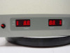 Varian VJW1454R1 front panel close-up showing CHANNEL and SELECT dual 7-segment LED displays with status indicators