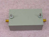 Allen Avionics Highpass Filter 300 kHz — top view showing two mounting studs and SMA connectors on each end