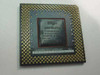 Intel Pentium SY045 FV80502200 processor die side showing printed markings: FV80502200, SY045, iCOMP 2.0, Malaysia