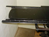 Richardson A600 animation stand compound table surface close-up showing ruled peg bar rail, registration scale markings, and surface wear