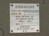 Buhl Optical Co. Scanning Stereoscope Aerial Camera Accessory S547