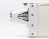 Photo-Sonics KB-19A camera – lens mount detail view showing aperture scale markings and focusing ring