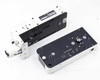 Photo-Sonics KB-19A camera body and LB-24A magazine – top-down view with magazine open showing film transport mechanism and ASA film speed selector panel