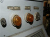 Bendix Sonic Energy 272-157 dryer – front control panel close-up showing Over Temp, Heat On, and Power On indicator lights and fuse holder