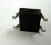 ON Semiconductor DF08S SMD bridge rectifier underside view showing four gull-wing leads and oval polarity marking