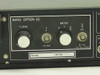 Ithaco Dynatrac 3 Ratio Option 02 rear panel module — Y Level knob, Meter selector (X, Y, X÷Y), BNC in/out, and model/serial number label