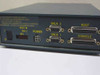 Intermec 9180C01 – rear panel close-up showing RESET button, RUN indicator, S1 switch, 4-pin power connector, and four DB25 ports
