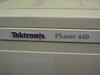 Tektronix Phaser 440 nameplate close-up showing brand name and model designation on front panel