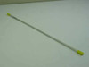 Ethicon DS-25 Ethi-Pack Pre-cut Surgical Suture B&S Gauge 25 Monofilament full length view in protective tube with yellow end caps