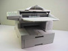 Minolta MinoltaFax 5600 front view with top cover and ADF open showing internal paper path