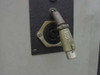Oxberry 1500 panel-mount connector showing circular locking connector with bayonet coupling ring