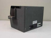 Eltron Privilege S.A. card printer rear view showing parallel interface connector, IEC power inlet, and rating label