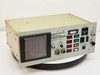Keltec Florida CR683-75 C-Band TWT Amplifier — front panel view showing Helix Current meter, indicator lamps, and multi-pin connectors