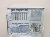 HP NetServer LH3r rear panel view showing PCI expansion slots, power supply, and cooling fans