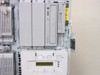 HP NetServer LH3r right side internal view showing CD-ROM drive, floppy bay, and LCD operator panel