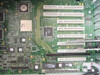 HP NetServer LH3r motherboard close-up showing Intel i960 chipset, PCI expansion slots, and memory DIMM slots