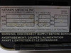 Mennen Medical Model 282 rating plate showing Model 282, P/N 282-390-010, S/N H0107, 120V, 200W, 2.75A, 50/60Hz, Made in USA