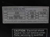 Mennen Medical Model 219 rating plate showing MOD 219, P/N 219-190-010, S/N H3101, 115V, 60W, 0.85A, 50/60Hz, Rev C, Made in USA