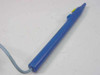 Cameron Miller 40-1516 electrosurgical pencil handle — right side view with attached grey cable