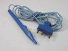 Cameron Miller 40-1516 electrosurgical pencil handle with full cable length and 3-pin ESU connector plug