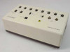 Oxford XC-90-B ECG Calibrator front and top view showing 8-pot output connectors and Oxford branding