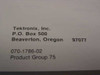 Tektronix 070-1786-02 TM 506/ RTM 506 Power Module Manual