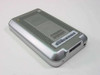 palmOne LifeDrive PDA – rear view showing vented silver back panel, barcode label, and expansion slot