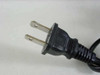 Samsung DVD-P241 power cord – standard two-prong North American AC plug