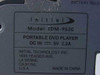 Initial IDM-9530 bottom label showing model number, DC IN 9V 2.2A rating, and Initial Technology Inc. manufacturer information