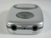 Bottom edge of Rave-MP Arc2.5/5.0 MP3 player showing 3.5mm headphone jack, Reset button, and DC IN port