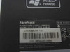 ViewSonic V35 label closeup – shows model VSMW25410, input 5V 900mA, VSMW25410-1M barcode, and Made in China text