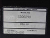 Research Inc 8300890 Thermal Printer Module – model label close-up showing model no. 8300890, serial number, and assembly KD61270-001