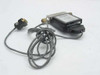 Matheson 8141 Pressure Transducer side and rear view showing compression fittings and attached cable with DB15 connector