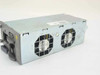 Sun 370-1812-02 AC Input Fan Assembly – side view showing dual fan outlets with yellow fan blades visible