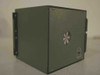 Terminal Data Corporation 103960-003 printer magazine — rear/side view showing olive-green metal enclosure with ventilation cutouts and mounting brackets