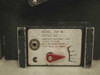 Data Recorder Group VDR-MII model plate closeup showing Computer Equipment Corp Vought Division markings and 100-400 fps speed selector scale with red pointer