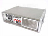 HP 8620C Sweep Oscillator – rear panel view showing power inlet, parallel interface connector, rear switches, and ventilation
