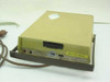 Keithley 177 Microvolt DMM — top and rear view showing parallel Digital Output connector port and yellow label reading DIGITAL OUTPUT INSTALLED, plus power cord and rear panel controls