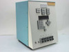 Laurier X/Y Directional Position Controller front panel view showing numeric keypad, directional keypad, display, toggle switches, and rotary knobs on teal and cream enclosure