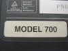 TAIO Jetbook 700 bottom label close-up – MODEL 700 label and TÜV Rheinland Type Approved certification mark
