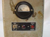 Carl Zeiss 392622 power supply – close-up of front controls: analog ammeter labeled A, EIN switch, red indicator light, and Zünd-Taste ignition pushbutton