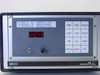 Air Products 9200 front panel close-up showing LED display and keypad with TEMP, PRES, STATUS, TIME, CAL, MODE, DISPLAY, ENTER, SET buttons and mode legend