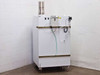 BOC Edwards Chemical Daytank Pumping Station Cabinet – rear view showing Logic Converter B-Box, wiring, tubing, and control components mounted on back panel