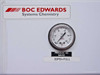 BOC Edwards Systems Chemistry front panel detail with Process N2 Gauge (0-100 PSI) and '20PSI=FULL' label