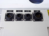 External connector panel showing J3, J4, J5, J6 multi-pin circular connectors on cabinet rear